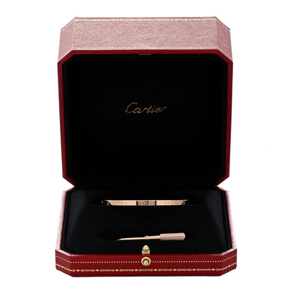 Cartier 18K Pink Gold Small LOVE Bracelet 17 5 of 6