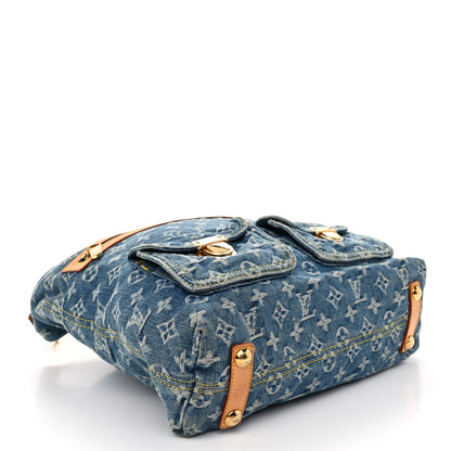 Louis Vuitton Denim Baggy GM Blue 4 of 10