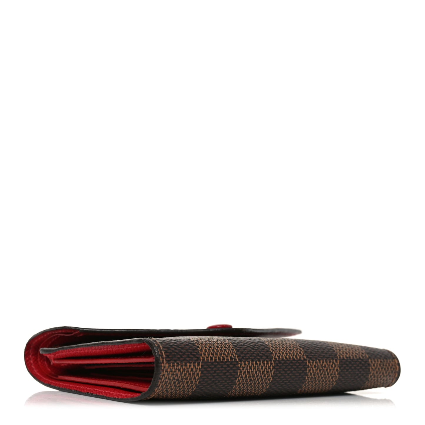 Damier Ebene Victorine Wallet Red