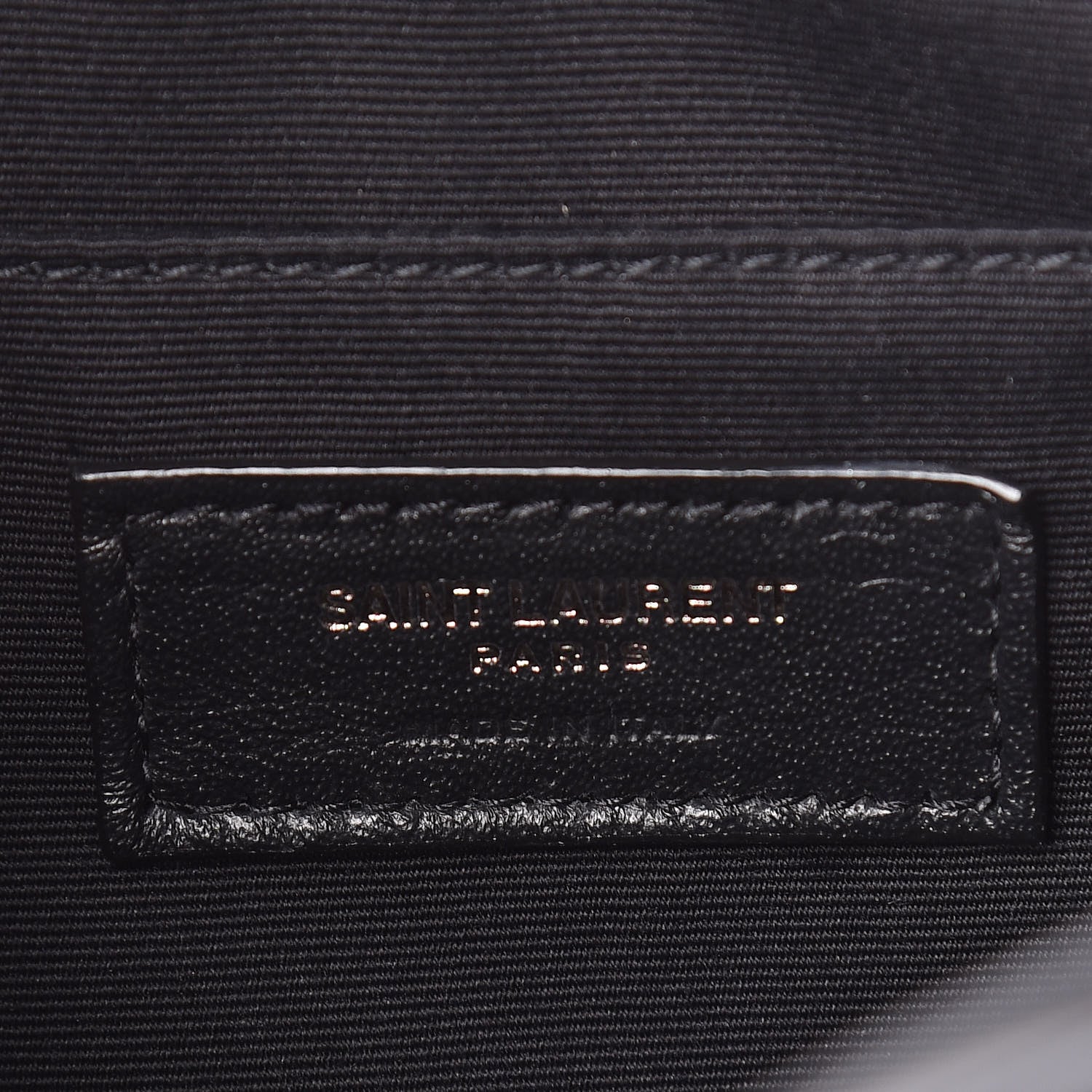 Saint Laurent Calfskin Matelasse Monogram Lou Camera Bag Black 6 of 10