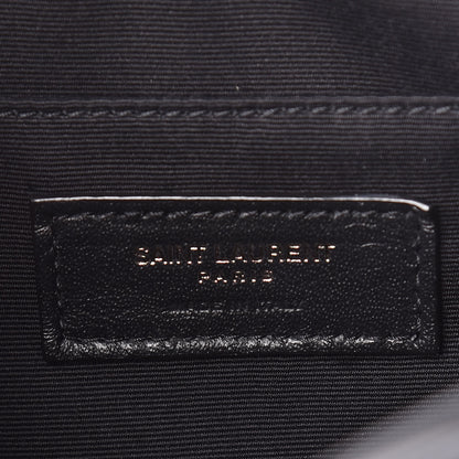 Saint Laurent Calfskin Matelasse Monogram Lou Camera Bag Black 6 of 10