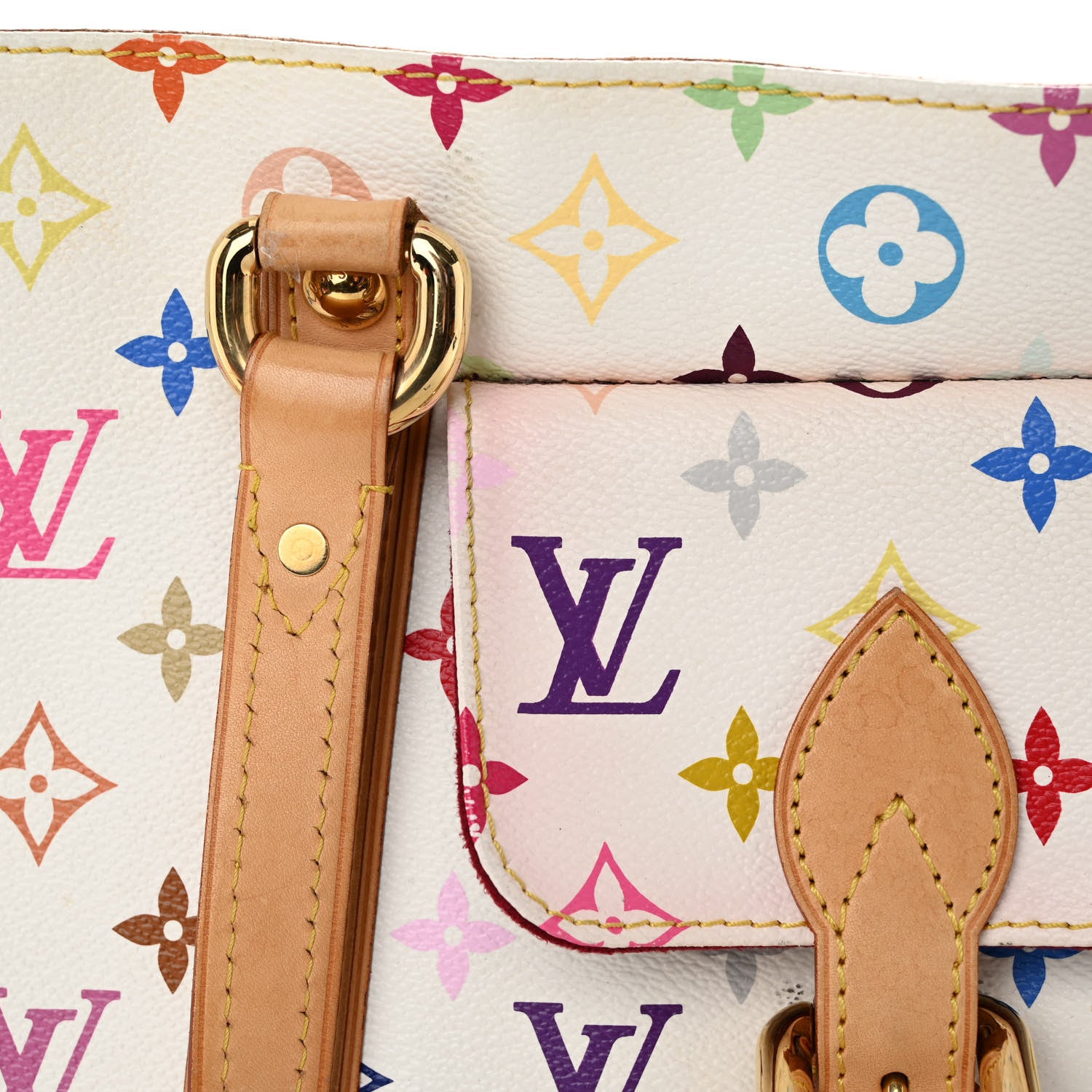 Louis Vuitton Monogram Multicolor Aurelia MM White 11 of 11
