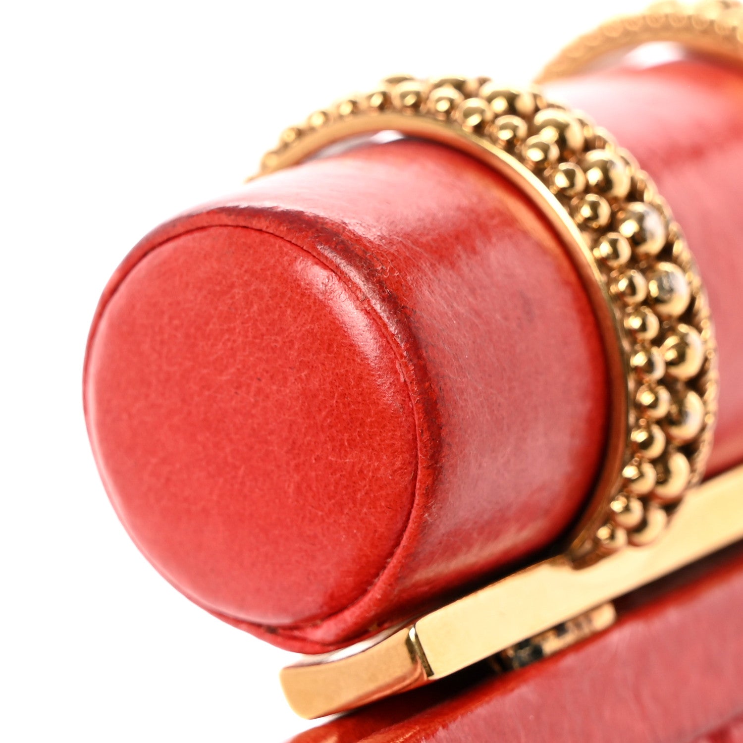 Miu Miu Nappa Matelasse Clutch Fuoco 12 of 14