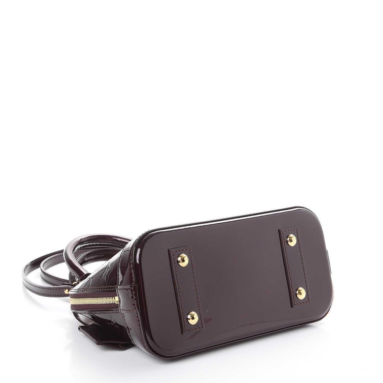 Louis Vuitton Vernis Alma BB Amarante 4 of 8