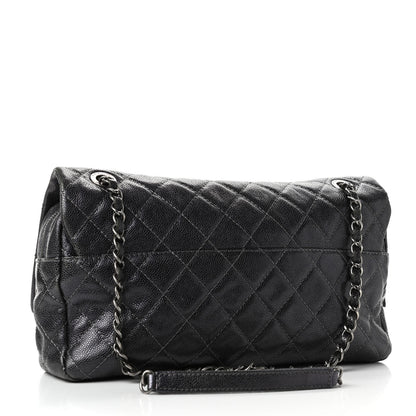 Chanel Iridescent Caviar Quilted Large Chic Flap Grey 2 of 5