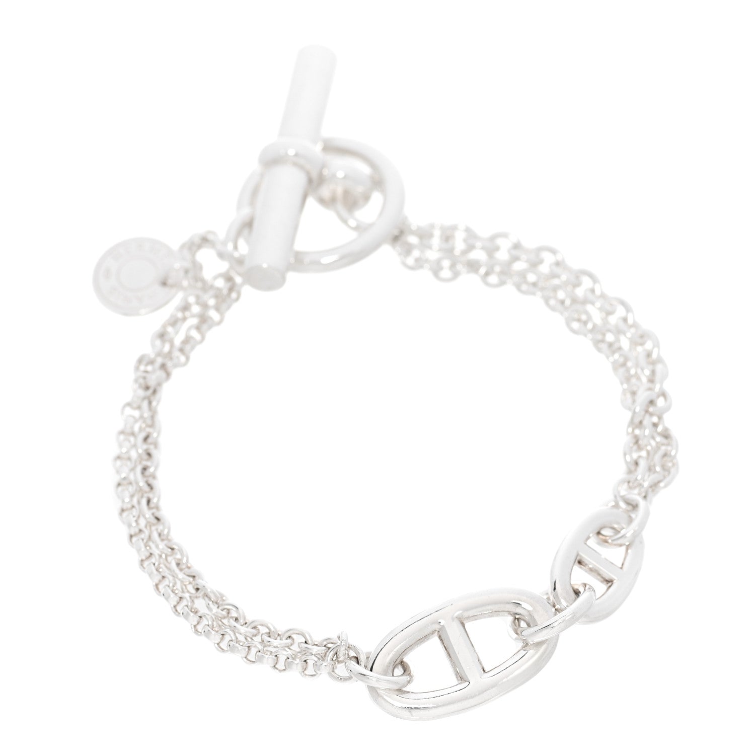 Hermes Sterling Silver New Farandole Bracelet ST 1 of 5