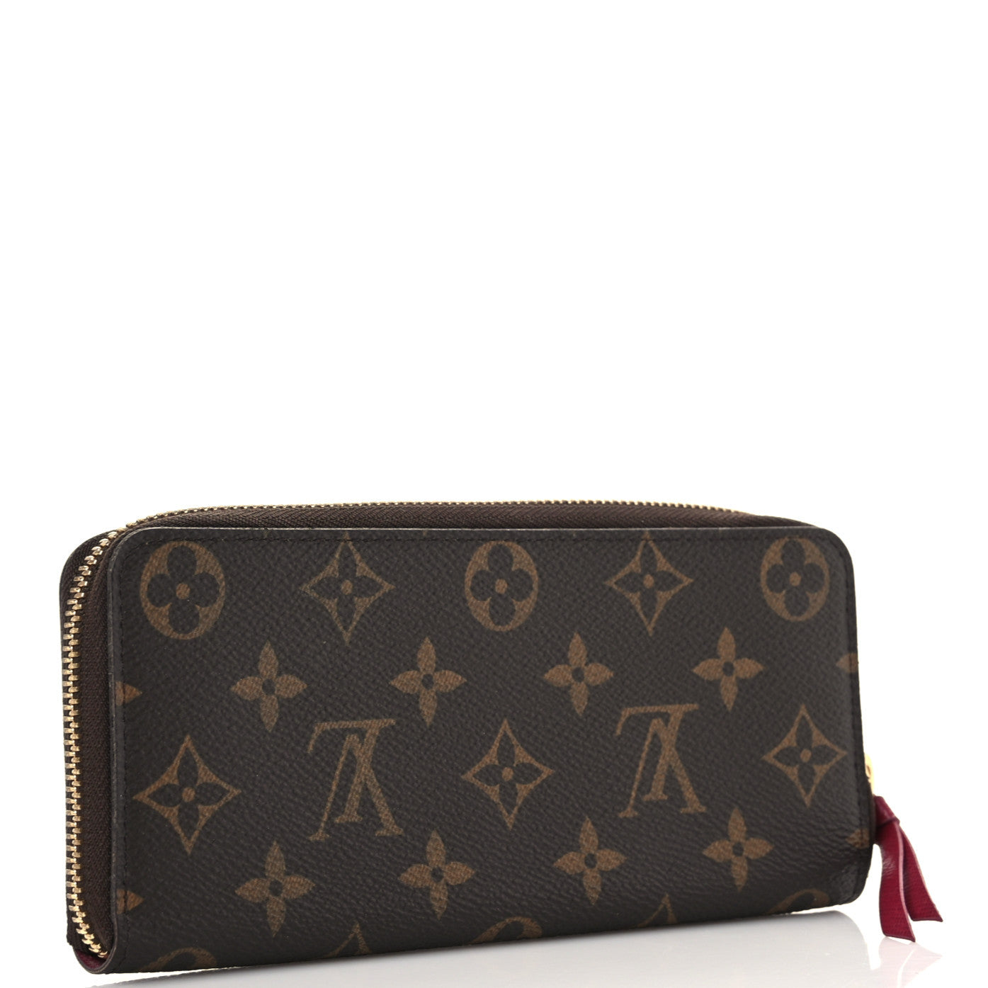 Monogram Clemence Wallet Fuchsia