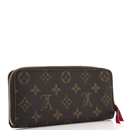 Louis Vuitton Monogram Clemence Wallet Fuchsia 3 of 9
