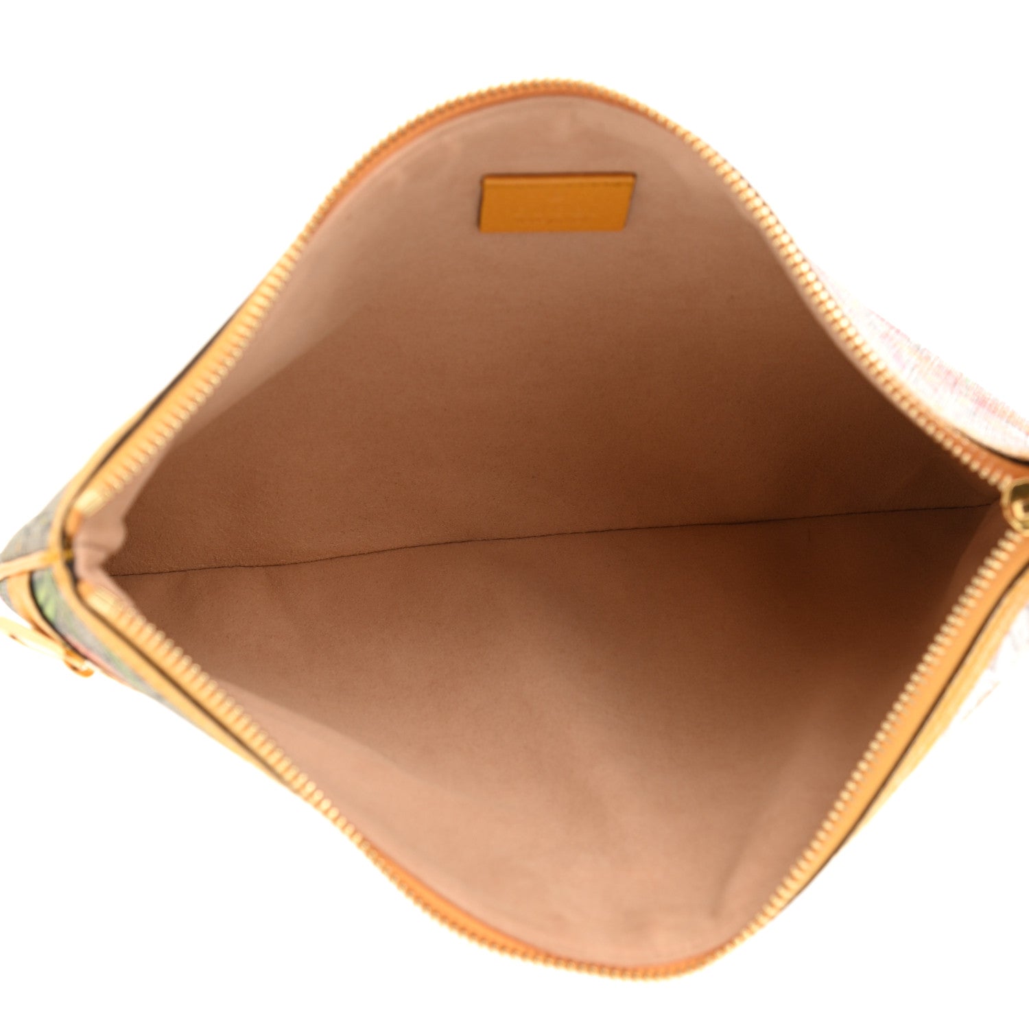 Gucci GG Supreme Monogram Flora Large Ophidia Pouch Clutch Beige Multicolor Crop 5 of 7