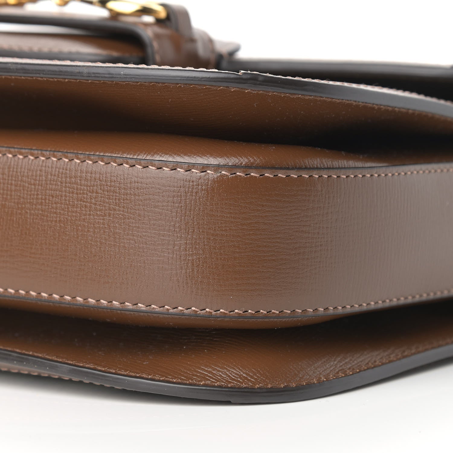 Gucci GG Supreme Monogram Horsebit 1955 Shoulder Bag Beige Brown Sugar 10 of 11