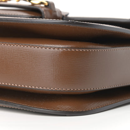 Gucci GG Supreme Monogram Horsebit 1955 Shoulder Bag Beige Brown Sugar 10 of 11