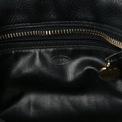 Chanel Caviar Timeless CC Cosmetic Pouch Bag Black 8 of 10