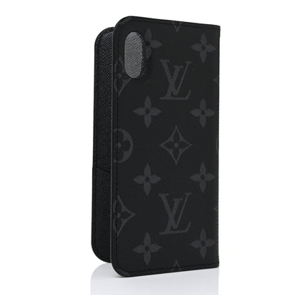 Louis Vuitton Monogram Eclipse iPhone X/XS Folio Case 2 of 7