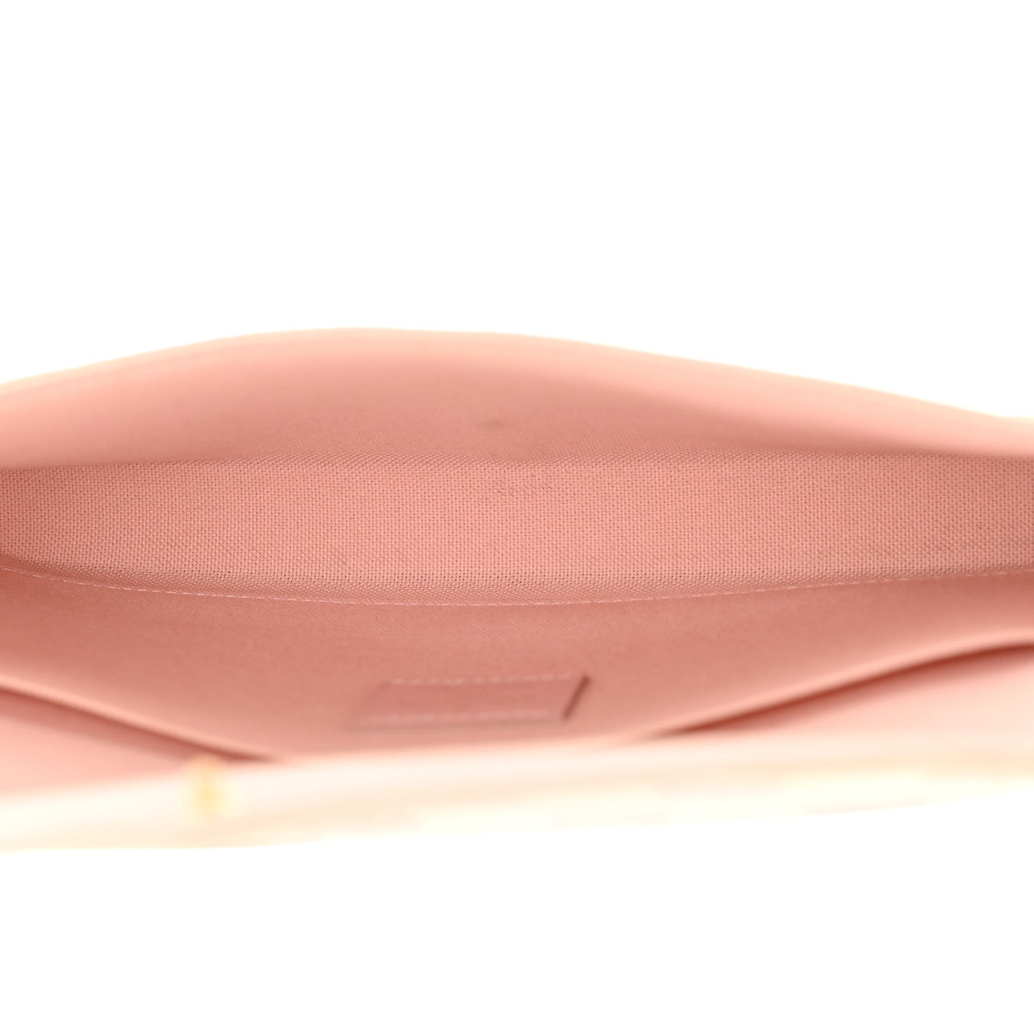 Louis Vuitton Damier Azur Pochette Felicie Chain Wallet Rose Ballerine 6 of 13