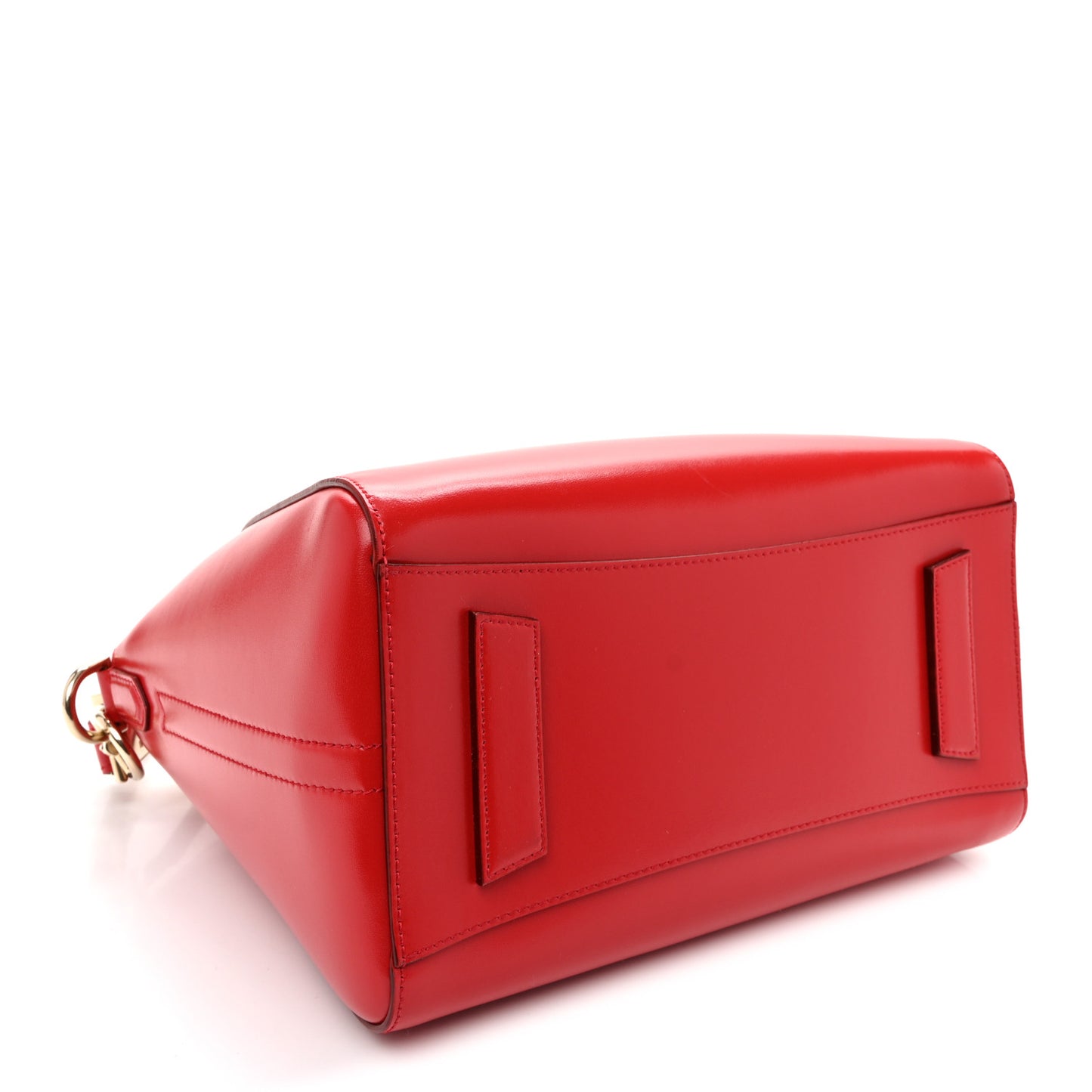 Shiny Lord Calfskin Small Antigona Red