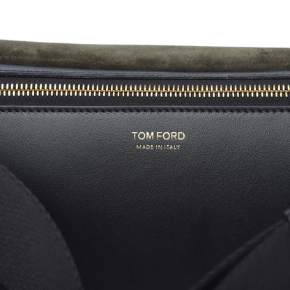Tom Ford Suede Calfskin Buckley Belt Bag Derby Green 9 of 9