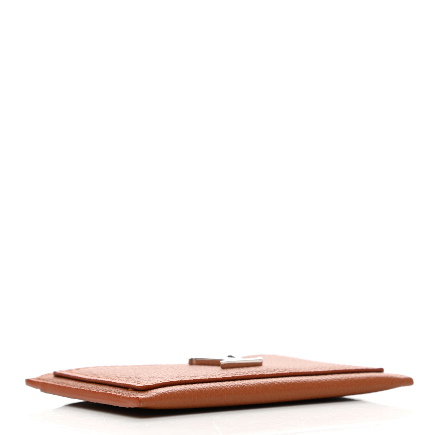 Louis Vuitton Calfskin Lockme Card Holder Caramel 4 of 8
