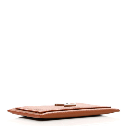 Louis Vuitton Calfskin Lockme Card Holder Caramel 4 of 8