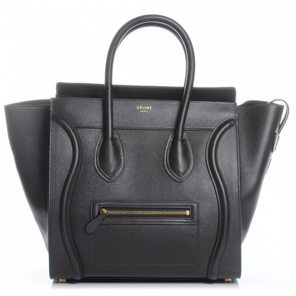 Celine Drummed Calfskin Mini Luggage Bag Anthracite 1 of 9
