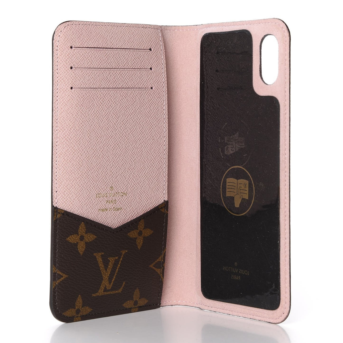 Monogram iPhone XS Max Folio Case Rose Ballerine