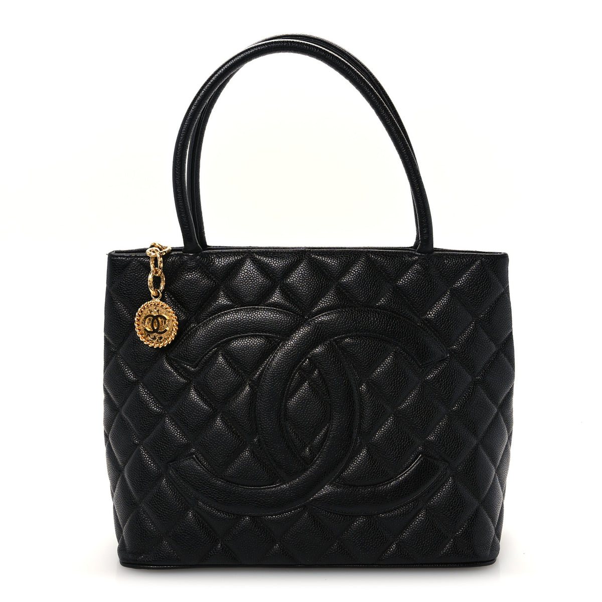 Chanel Caviar Quilted Medallion Tote Black 1 of 9