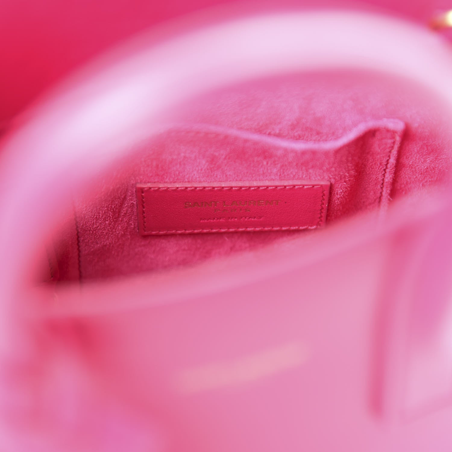Saint Laurent Calfskin Nano Sac De Jour Bubblegum 8 of 10