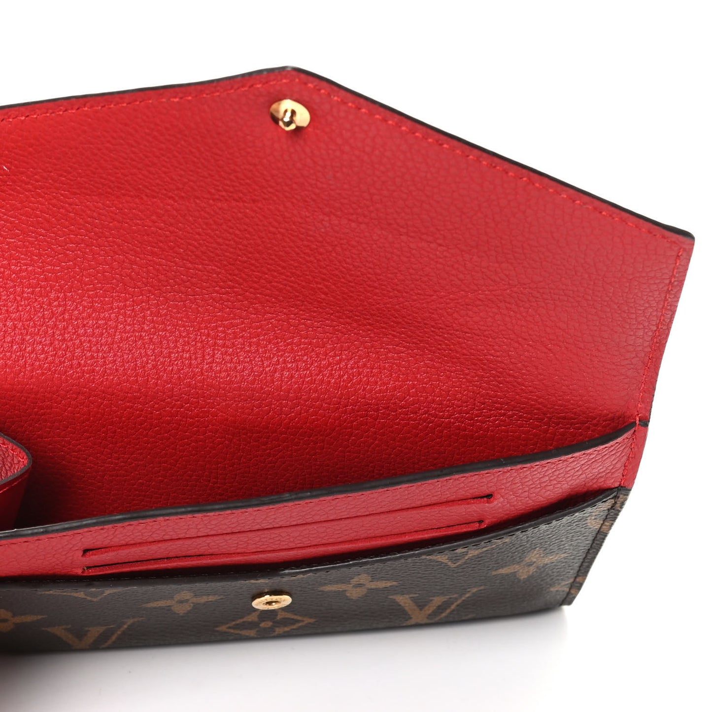 Monogram Pallas Compact Wallet Cherry