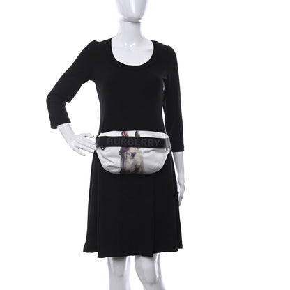 Burberry Medium Sonny Unicorn Belt Bag White 2 of 9