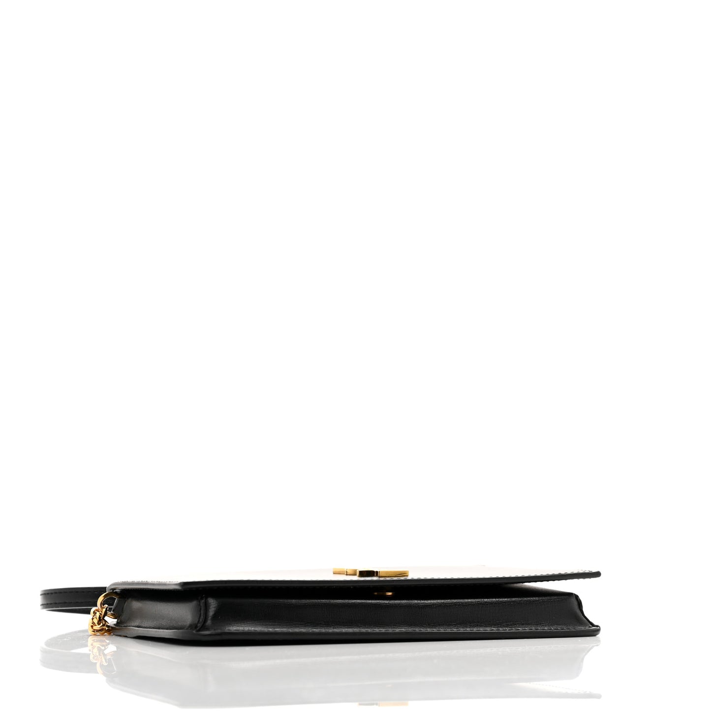 Smooth Calfskin Monogram Phone Holder Crossbody Black