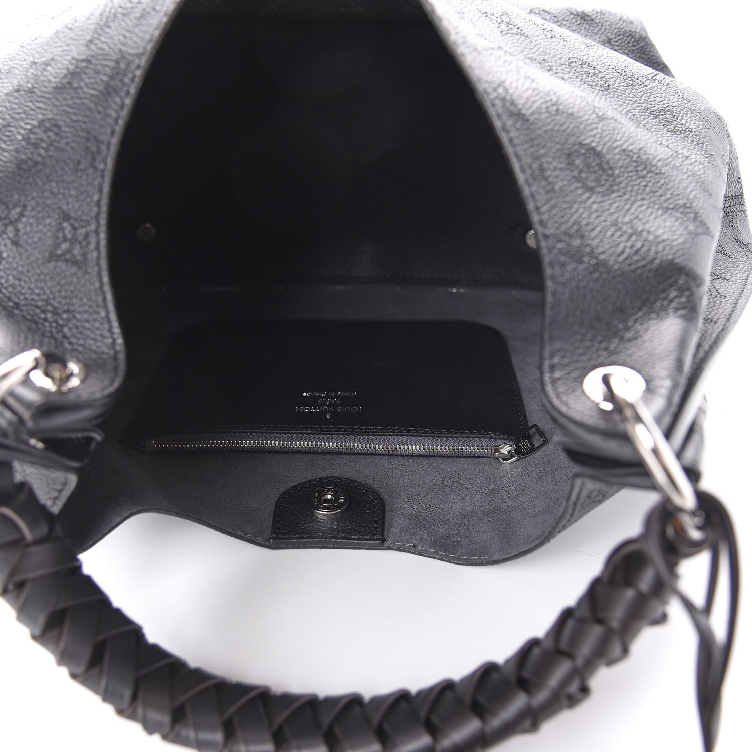 Louis Vuitton Mahina Carmel Hobo Black 5 of 9