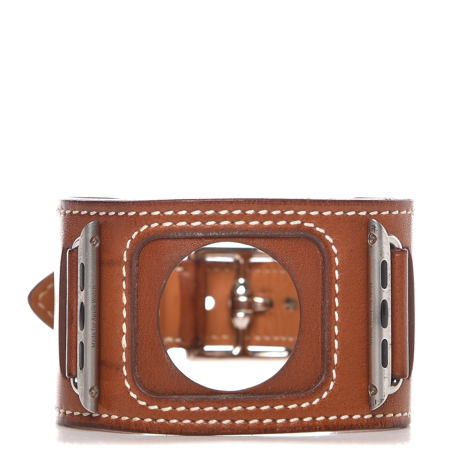 Hermes Barenia 42mm Apple Watch Band Fauve 1 of 10