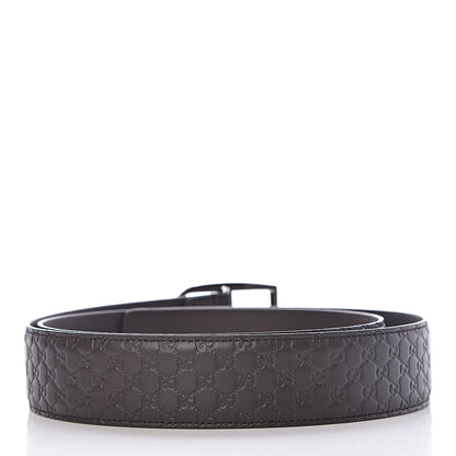 Gucci Microguccissima Belt 105 42 Dark Brown 3 of 6