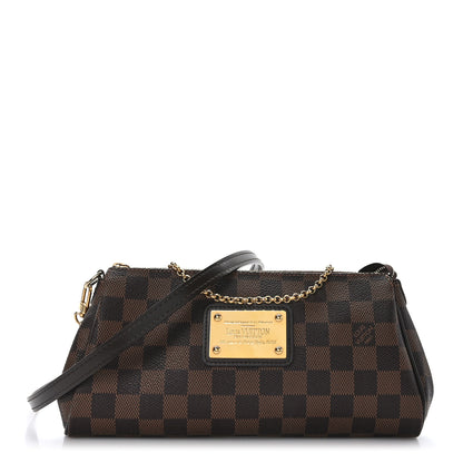 Louis Vuitton Damier Ebene Eva Clutch 1 of 8
