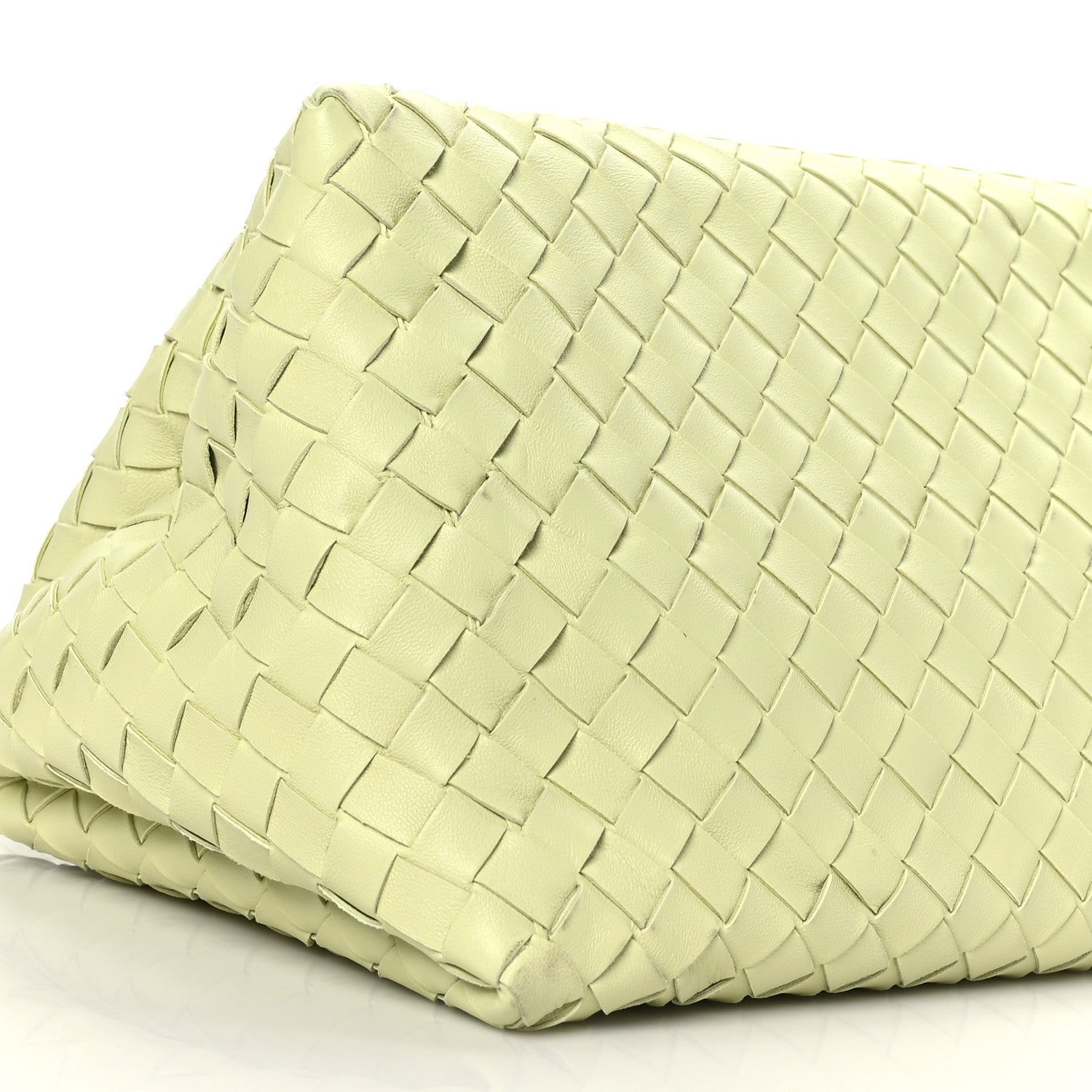 Bottega Veneta Nappa Intrecciato Tuck Lemon Washed 7 of 8