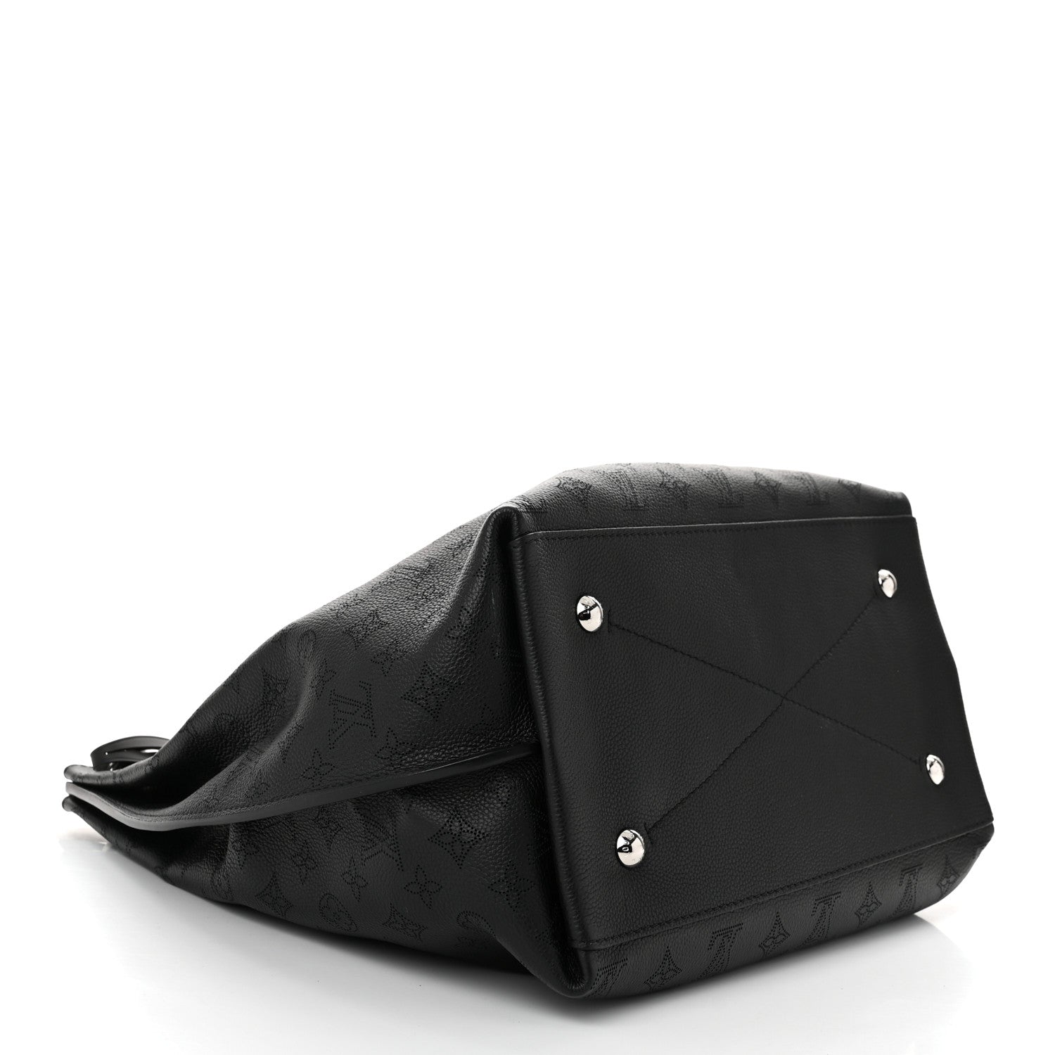 Louis Vuitton Mahina Carmel Hobo Black 4 of 9