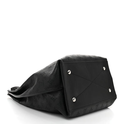 Louis Vuitton Mahina Carmel Hobo Black 4 of 9