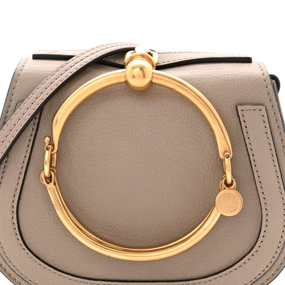 Chloe Calfskin Suede Small Nile Bracelet Bag Motty Grey 8 of 10