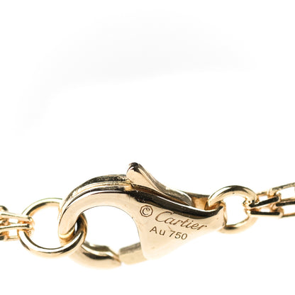 Cartier 18K Yellow Gold 2 Diamond LOVE Necklace 6 of 8