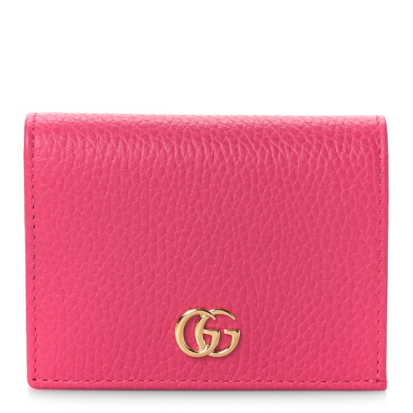 Dollar Calfskin GG Marmont Card Case Box Pink