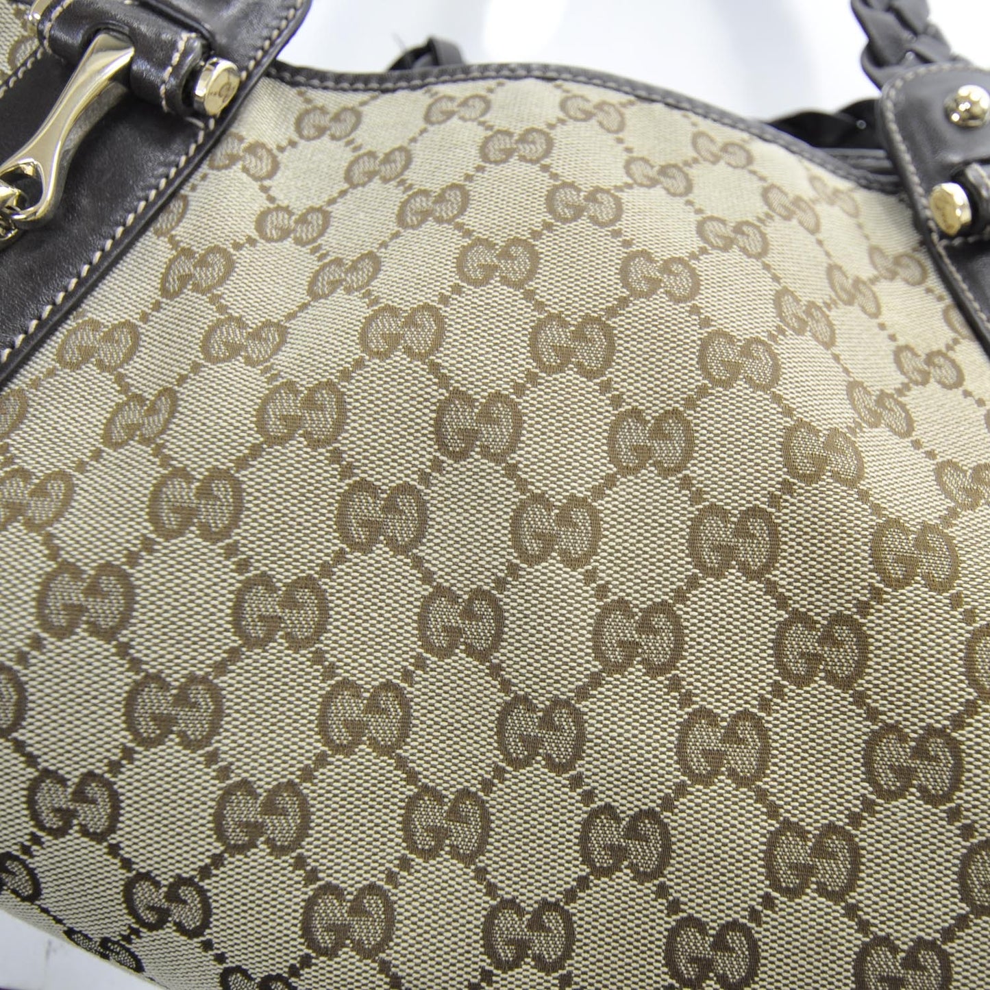 Monogram Pelham Tote Brown
