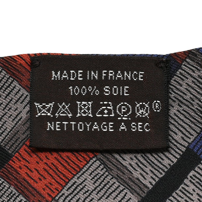 Hermes Silk Mors a Jouets Chemise Twilly Bleu Marine Clair Vert Loden Caramel 3 of 3
