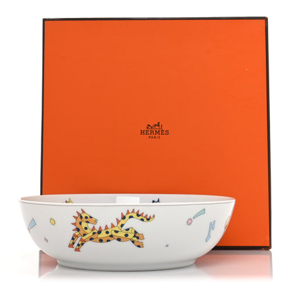 Hermes Porcelain Epopee Cereal Bowl 8 of 8