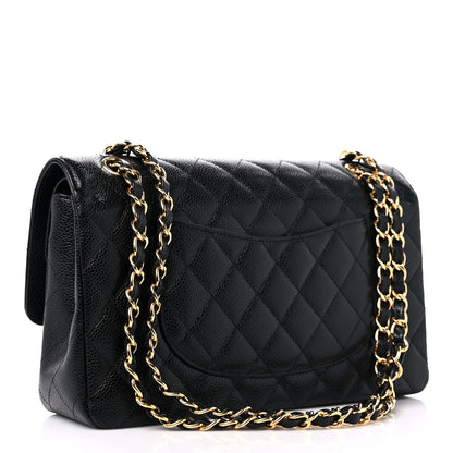 Chanel Caviar Quilted Medium Double Flap Black 3 of 11