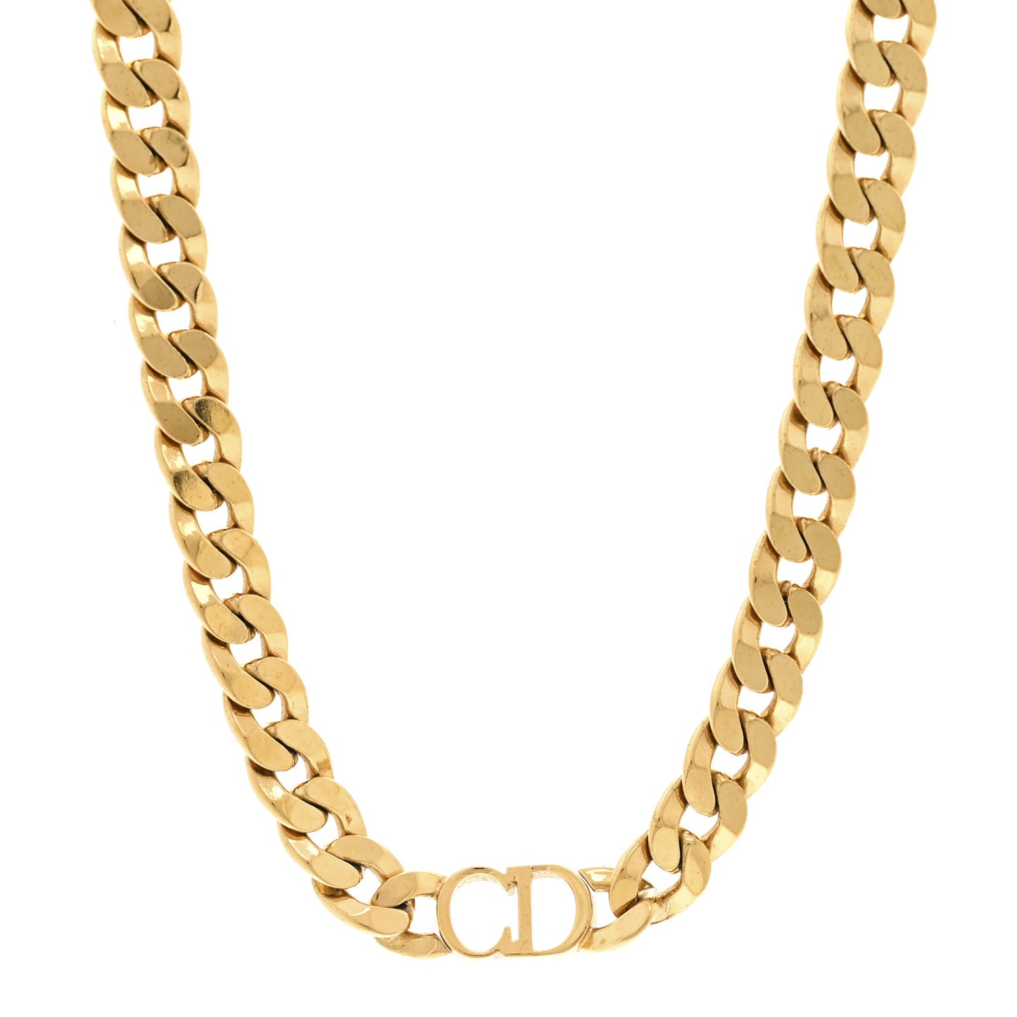Metal Danseuse Etoile Chain Choker Necklace Gold