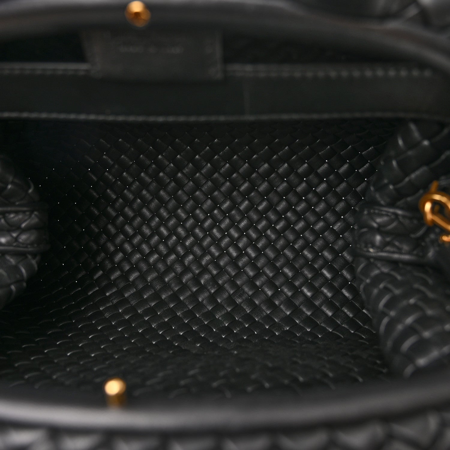 Bottega Veneta Nappa Intrecciato Medium Padded The Handle Tote Black 6 of 11