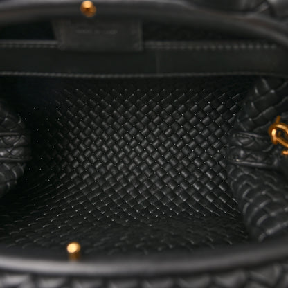 Bottega Veneta Nappa Intrecciato Medium Padded The Handle Tote Black 6 of 11