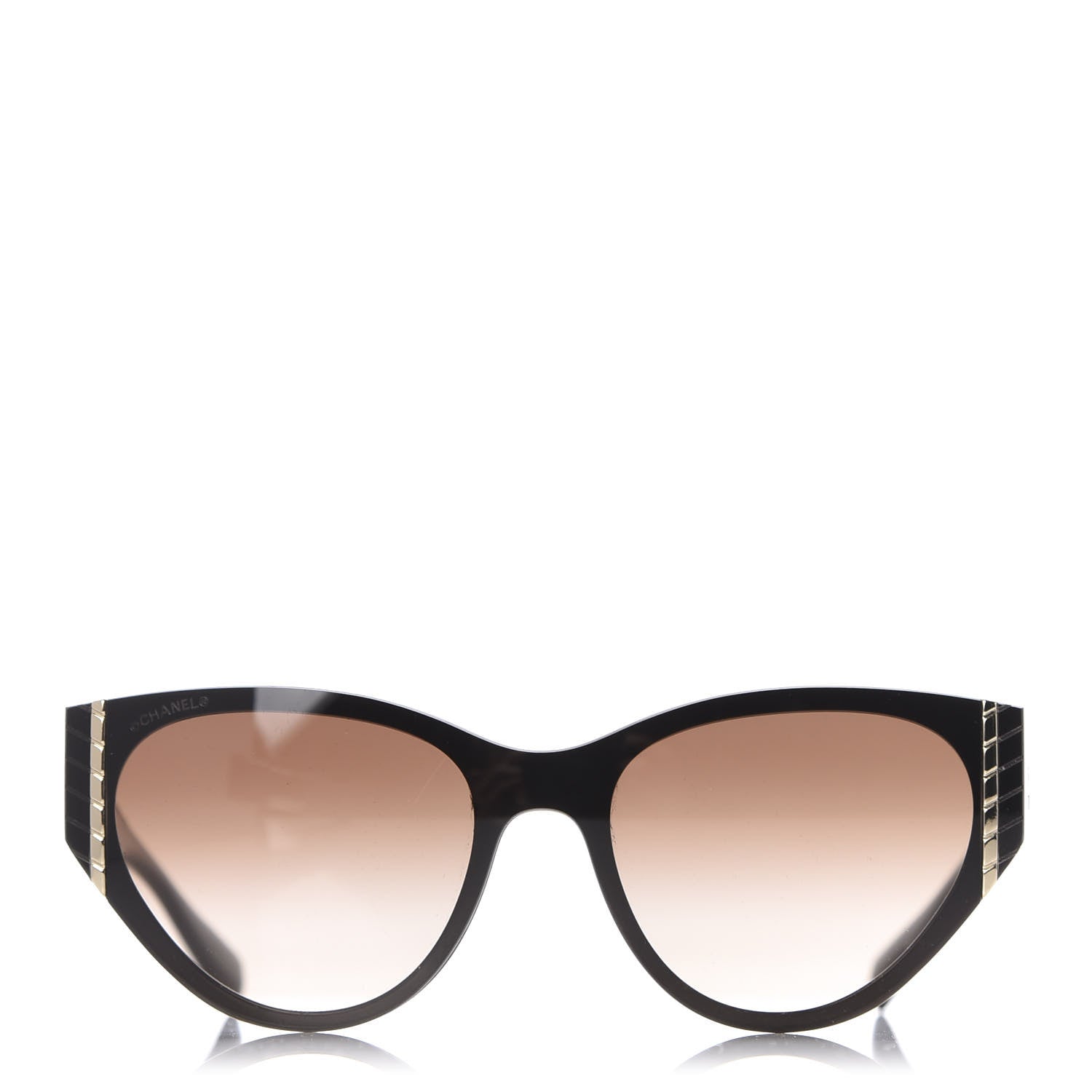 Chanel Acetate Cat Eye Sunglasses 6054 Brown 2 of 9