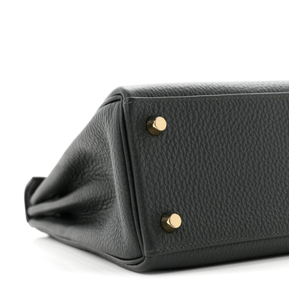 Hermes Togo Kelly Retourne 25 Vert Fonce 9 of 11