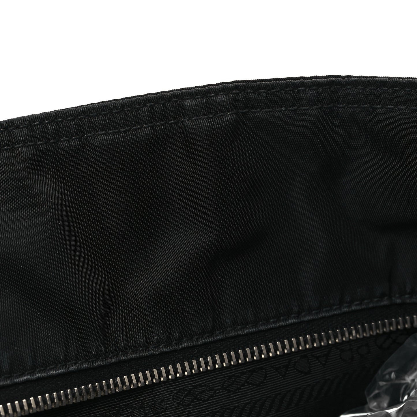 Tessuto Nylon Soft Calfskin Tote Black