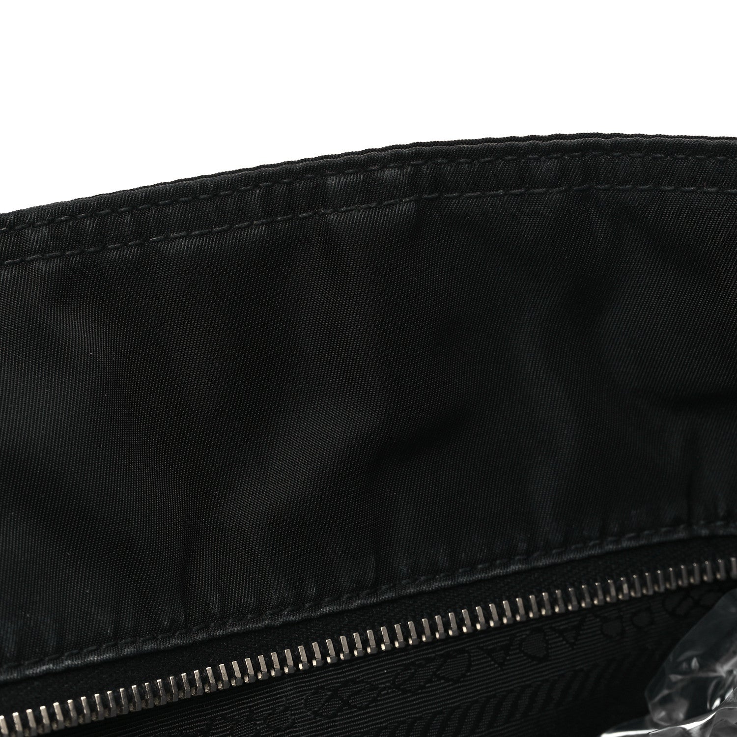 Prada Tessuto Nylon Soft Calfskin Tote Black 13 of 13